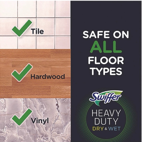 Swiffer Heavy-Duty Wet Refill Cloths-Gain Original Scent, -10 Cloths - Picture 2 of 3